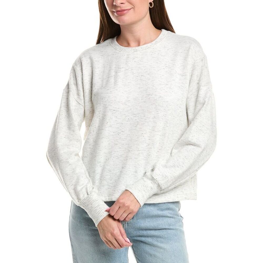 Michael Stars Womens  Blythe Sweatshirt, White